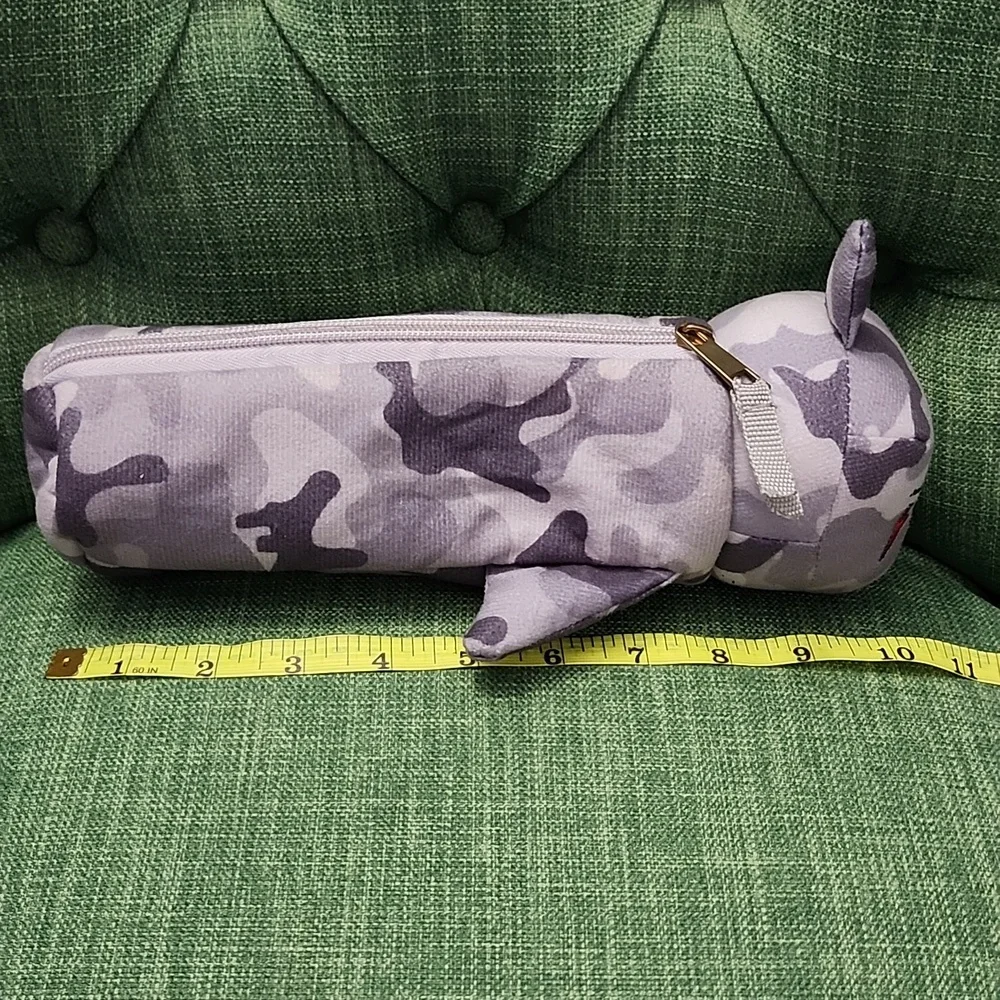 Camouflage Shark Pencil Travel Case